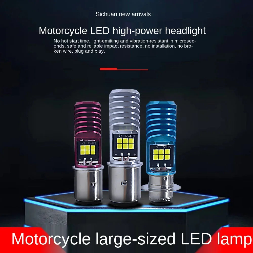 Bright 2-Side 3030 Motorcycle LED Headlight Electric Motor Cars' Headlights Modified Motorcycle Bulb
Bright 2-Side 3030 Motorcycle LED Headlight Electric Motor Cars' Headlights Modified Motorcycle Bulb