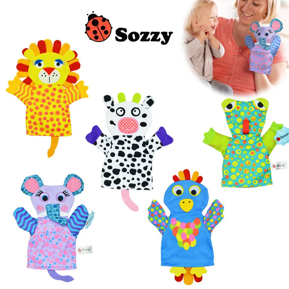 1pcs Sozzy Cartoon Toy Finger Puppets/Hand Puppet Doll Animals Gloves For Children Baby
1pcs Sozzy Cartoon Toy Finger Puppets/Hand Puppet Doll Animals Gloves For Children Baby