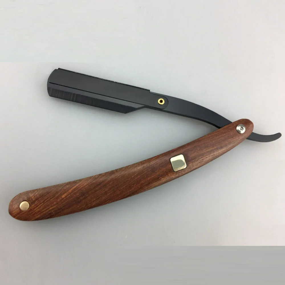 Redwood Handle Shaving Razor Straight Barber Shaving Knife Folding Men Edge Metal Hair Shaper Barber Razor without Blade
Redwood Handle Shaving Razor Straight Barber Shaving Knife Folding Men Edge Metal Hair Shaper Barber Razor without Blade