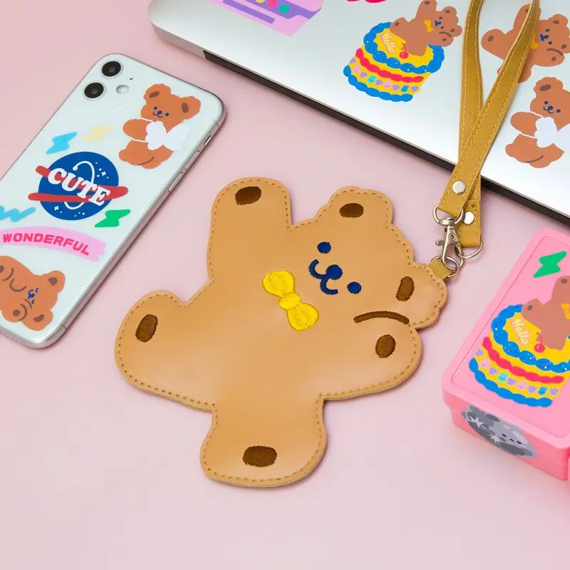 MINKYS New Arrival PU Leather Kawaii Bear Card Holder Credit ID Bank Card Bus Card Protective Case School Stationery
MINKYS New Arrival PU Leather Kawaii Bear Card Holder Credit ID Bank Card Bus Card Protective Case School Stationery