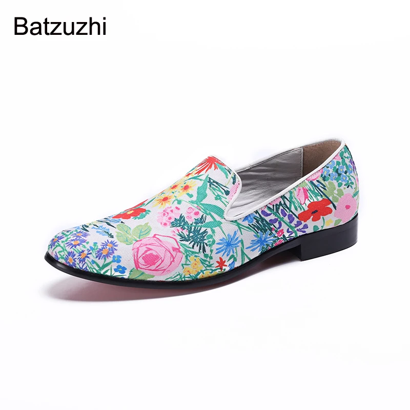 Batzuzhi 2021 New Design Men Casual Shoes Print Flowers Leather Shoes Men Slip on Fashion Party and Wedding Shoes,Big Size 38-46
Batzuzhi 2021 New Design Men Casual Shoes Print Flowers Leather Shoes Men Slip on Fashion Party and Wedding Shoes,Big Size 38-46