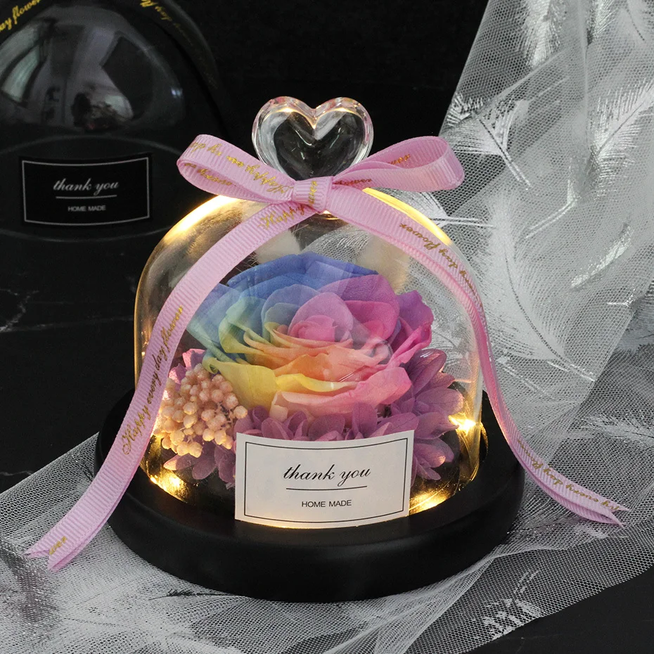 Exclusive Rose in Glass Dome with Lights Real Eternal Rose Beauty And The Beast Preserved Rosevalentines day gift home decor
Exclusive Rose in Glass Dome with Lights Real Eternal Rose Beauty And The Beast Preserved Rosevalentines day gift home decor