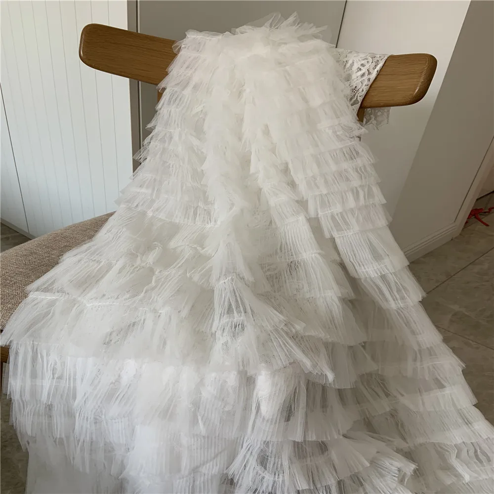 5 yards Ruffled Tulle Trim Pleated Mesh Lace Trim Tutu Dress Fabric DIY Doll Dress Fabric
5 yards Ruffled Tulle Trim Pleated Mesh Lace Trim Tutu Dress Fabric DIY Doll Dress Fabric