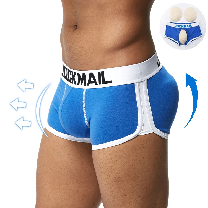 JOCKMAIL 2 шт в комплекте мужские сексуальные спортивные шорты трусы-боксеры пенис и