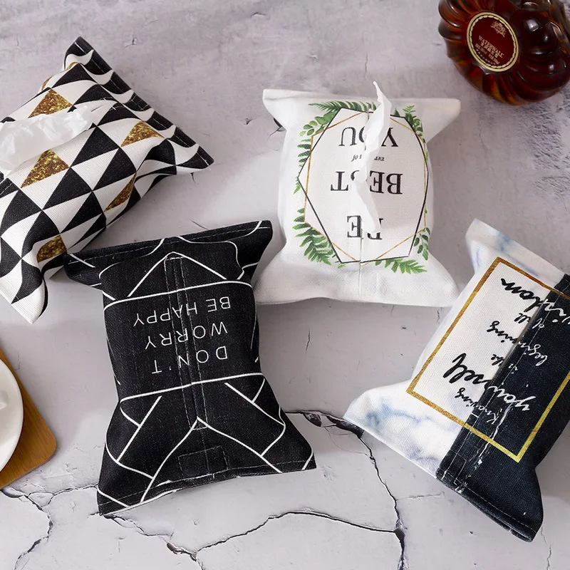 Fabric Tissue Box Cover Nordic Letter Pumping Napkin Cover Napkin Holder Paper Box For Kitchen Car Toilet Tissue Case Container
Fabric Tissue Box Cover Nordic Letter Pumping Napkin Cover Napkin Holder Paper Box For Kitchen Car Toilet Tissue Case Container