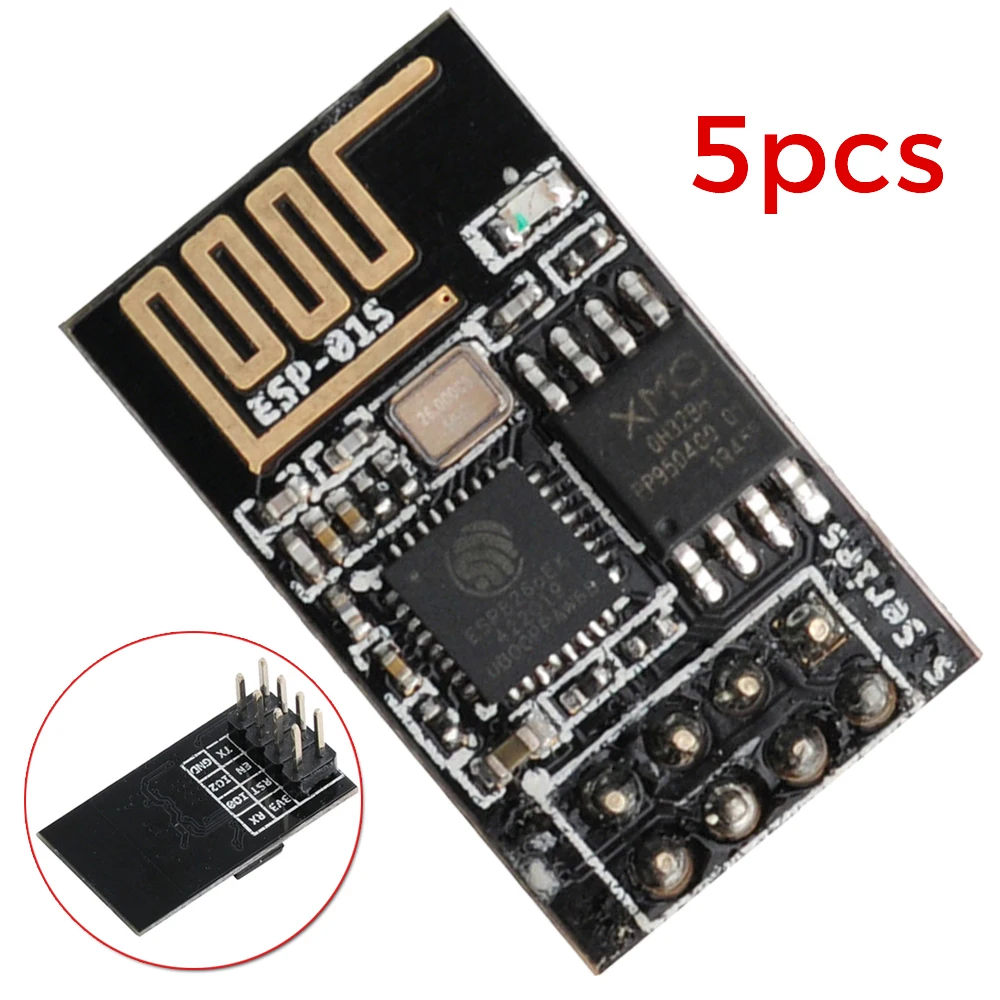 ESP8266 ESP-01S 4MB Module Serial WIFI Wireless Transceiver Send Receive Board High Quality 
ESP8266 ESP-01S 4MB Module Serial WIFI Wireless Transceiver Send Receive Board High Quality