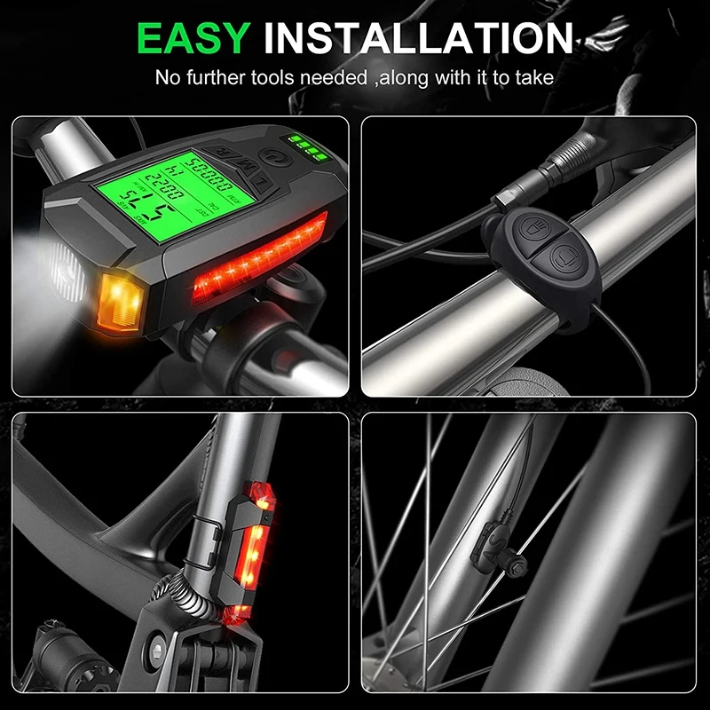 Bicycle Lights,Bicycle Lights Front and Rear Lights,with Bicycle Speedometer,for Night Riding,Road Mountain Bikes
Bicycle Lights,Bicycle Lights Front and Rear Lights,with Bicycle Speedometer,for Night Riding,Road Mountain Bikes