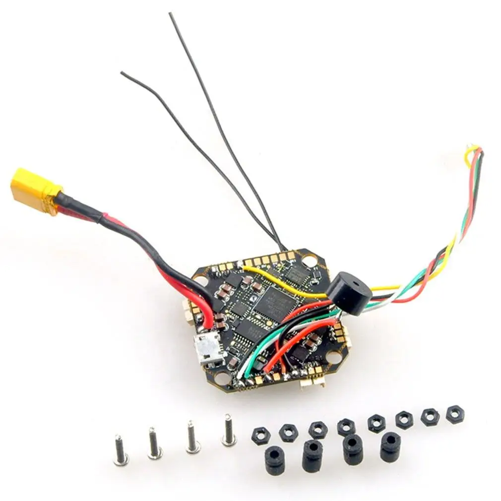 Happymodel CrazybeeF4 PRO V3.1 2-4S Flight Controller Built-in 12A Blheli_s ESC 5V 1A BEC For RC FPV Camera Racing Drone
Happymodel CrazybeeF4 PRO V3.1 2-4S Flight Controller Built-in 12A Blheli_s ESC 5V 1A BEC For RC FPV Camera Racing Drone