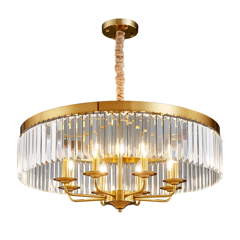 Post-modern crystal chandelier simple creative personality iron bronze home living room dining room bedroom lamps
Post-modern crystal chandelier simple creative personality iron bronze home living room dining room bedroom lamps