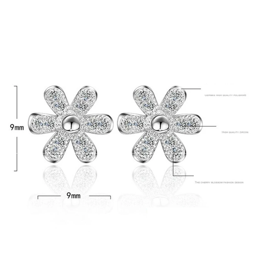 Small Daisy Flowers Earrings Fashion OL National Style Minimalist Inlaid Crystal Silver Earrings Female Jewelry Temperament 9MM
Small Daisy Flowers Earrings Fashion OL National Style Minimalist Inlaid Crystal Silver Earrings Female Jewelry Temperament 9MM