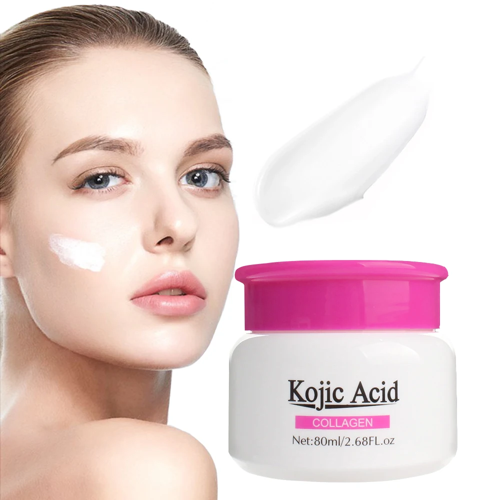 80 ml Collagen Whitening Cream Face Body White Cream Kojic acid Underarm Armpit skin Private Part Whitening Cream Skin Care
80 ml Collagen Whitening Cream Face Body White Cream Kojic acid Underarm Armpit skin Private Part Whitening Cream Skin Care