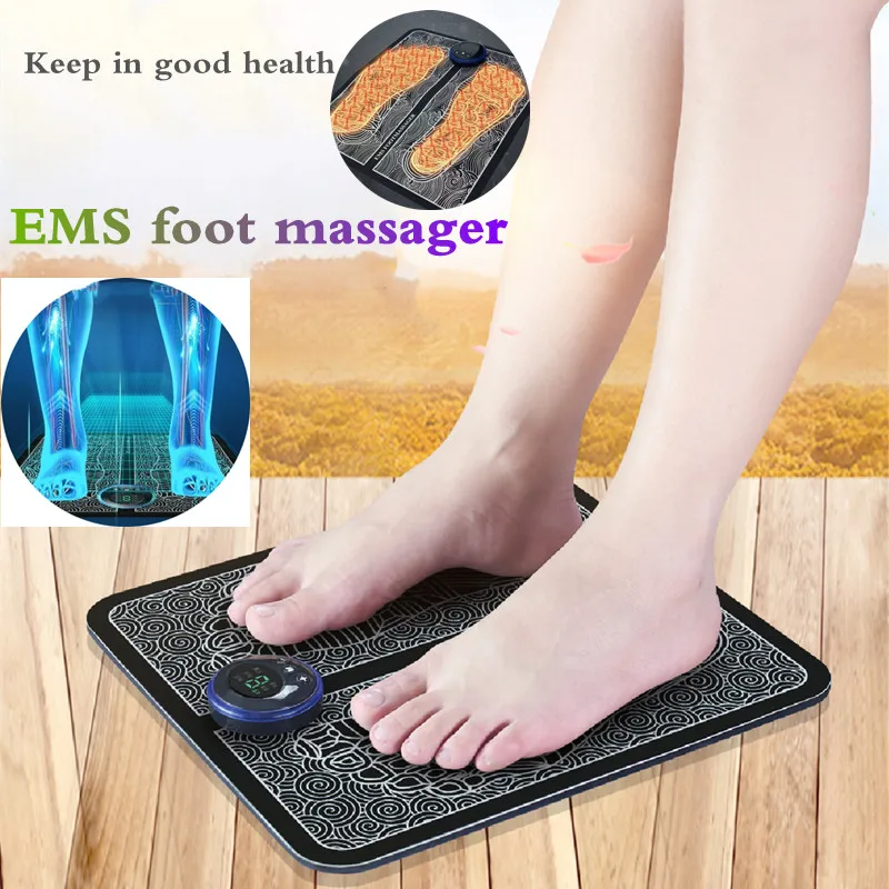 EMS Foot Massager Mat Electric Health Care tens fisioterapia massageador pes muscular terapia fisica massage salud muscle relax
EMS Foot Massager Mat Electric Health Care tens fisioterapia massageador pes muscular terapia fisica massage salud muscle relax