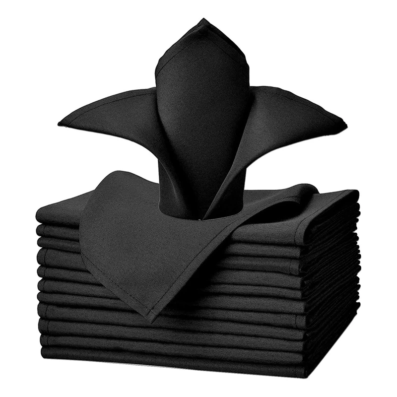 12 Pcs Cloth Napkin Dinner Towel Cloth,Soft Washable and Reusable Napkin,for Restaurant Wedding Hotel Dinner Party 
12 Pcs Cloth Napkin Dinner Towel Cloth,Soft Washable and Reusable Napkin,for Restaurant Wedding Hotel Dinner Party