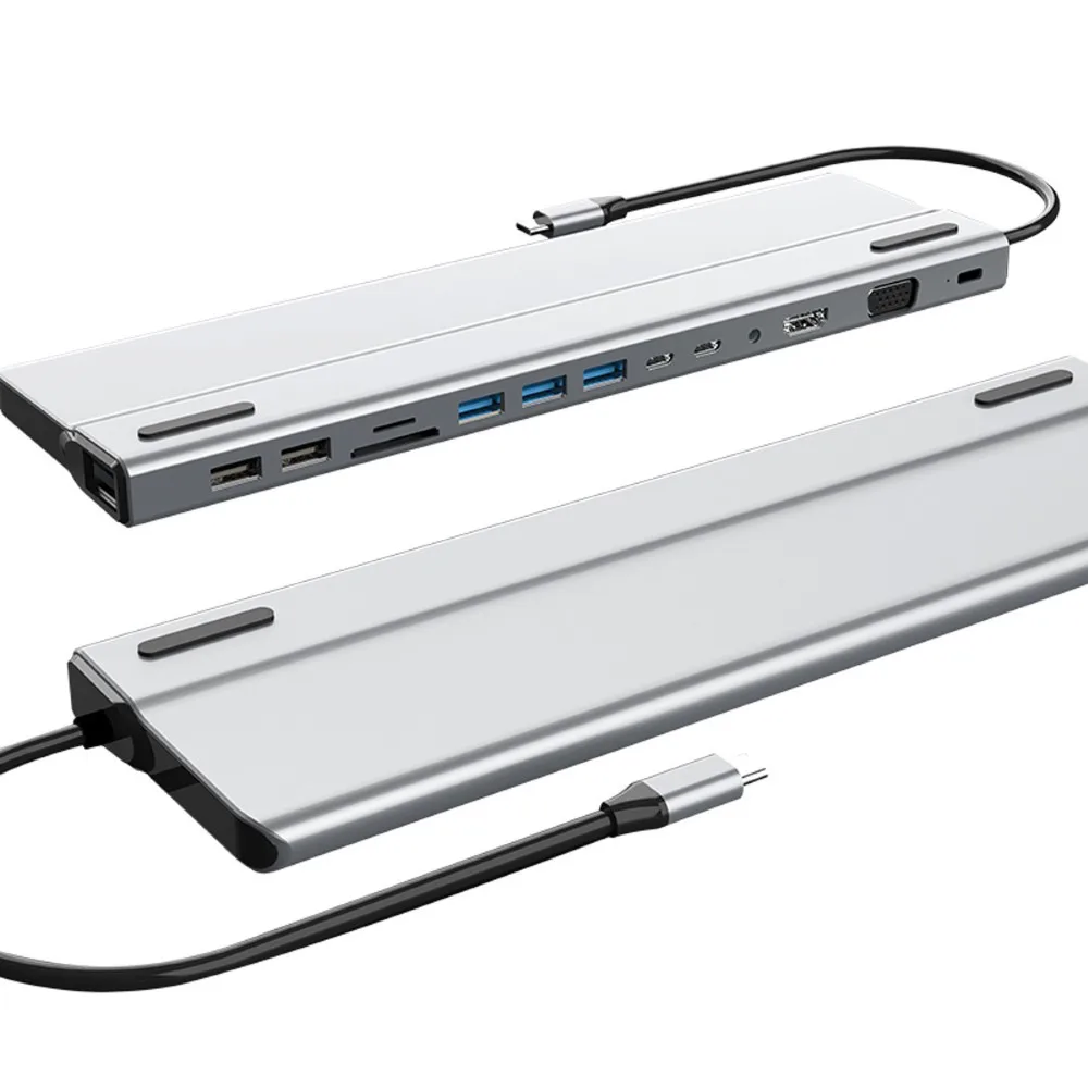 Док-станция 14 в 1 Type-C, USB 3,1 на HDMI, кардридер SD/TF, хаб для мобильных телефонов, планшетов, ноутбуков
Док-станция 14 в 1 Type-C, USB 3,1 на HDMI, кардридер SD/TF, хаб для мобильных телефонов, планшетов, ноутбуков