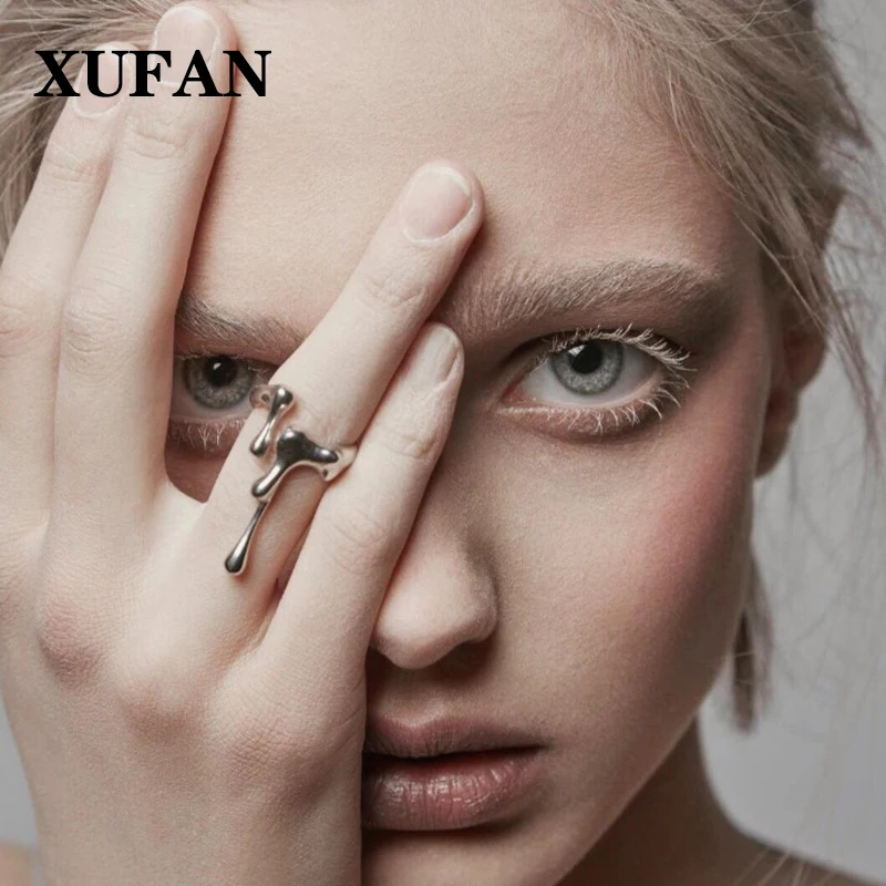 Punk Style Drop Wax Ring Adjustable Open Drool Ring Jewelry Gold Hip Hop Women Simple Index Finger Ring
Punk Style Drop Wax Ring Adjustable Open Drool Ring Jewelry Gold Hip Hop Women Simple Index Finger Ring