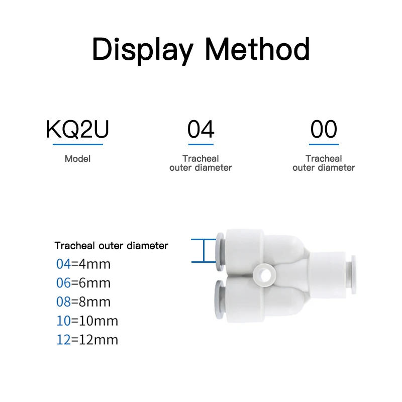 1pcs SMC type KJU / KQ2U04 / 06-M3 / M5 / M6 / 01/02/03/04 Y type three-way air pipe connector PX
1pcs SMC type KJU / KQ2U04 / 06-M3 / M5 / M6 / 01/02/03/04 Y type three-way air pipe connector PX
