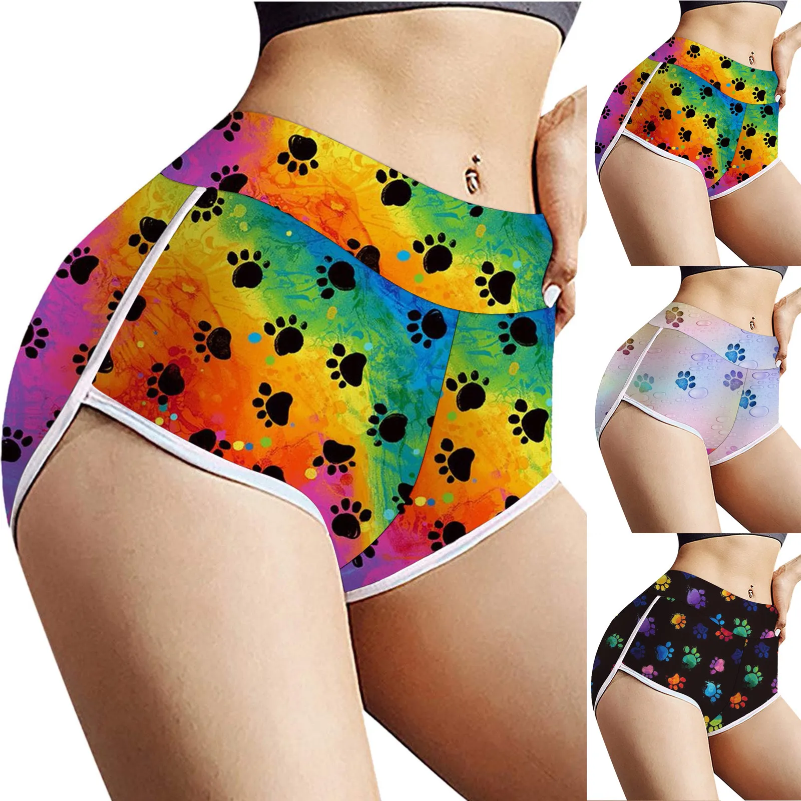 Women Yoga Shorts Sports printed High-waist Skinny Hip Stretch Underpants Running Fitness Yoga Shorts Pantalones cortos de yoga#
Women Yoga Shorts Sports printed High-waist Skinny Hip Stretch Underpants Running Fitness Yoga Shorts Pantalones cortos de yoga#