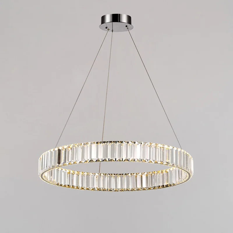 Modern Led Pendant Light Luxury Crystal Round Living Room Bedroom Ring Nordic Dining Lighting Fixtures Creative Designer Lamp
Modern Led Pendant Light Luxury Crystal Round Living Room Bedroom Ring Nordic Dining Lighting Fixtures Creative Designer Lamp