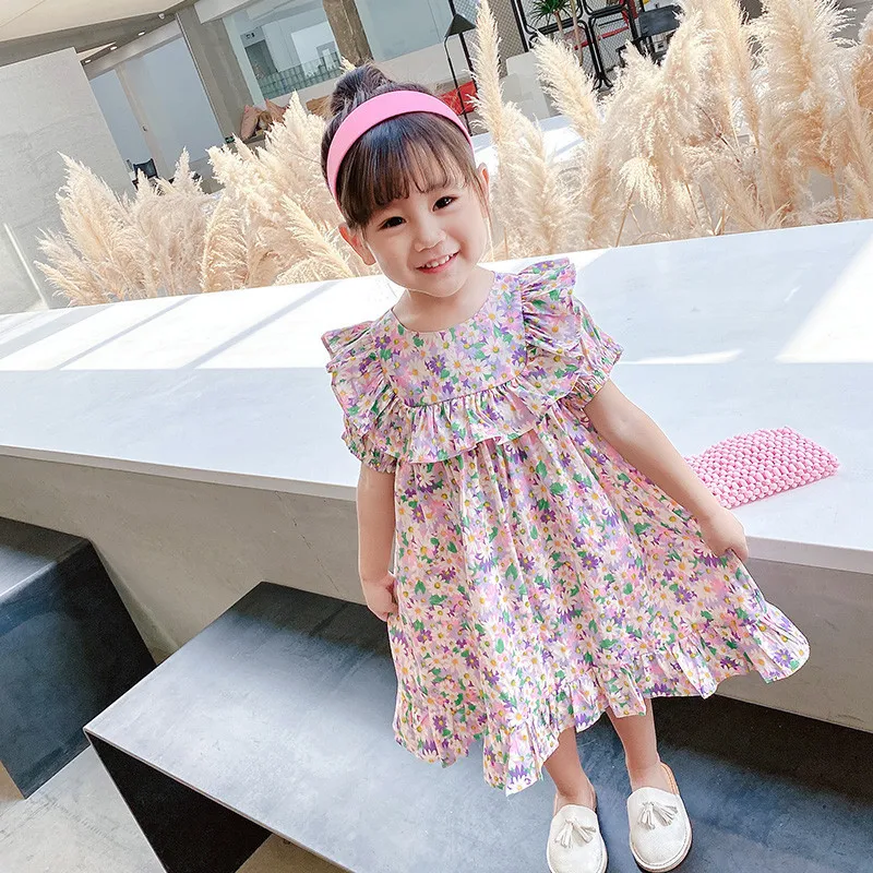 Fashion Puff Sleeve Lace Printed Girl Dress New Summer Short Sleeve Stitching Sweet Children's Princess Dress
Fashion Puff Sleeve Lace Printed Girl Dress New Summer Short Sleeve Stitching Sweet Children's Princess Dress