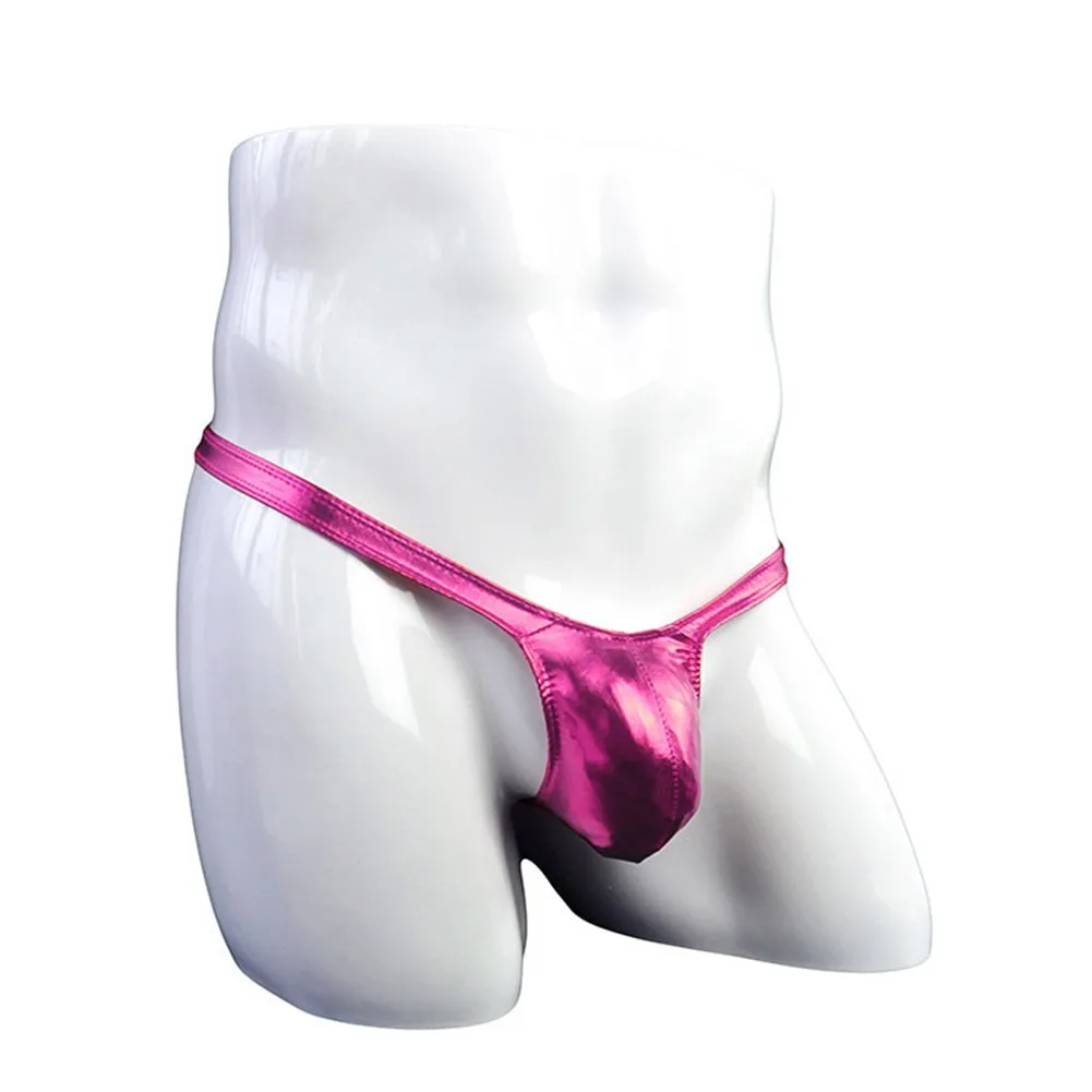 Long Bulge Pouch Thong Men's Sexy Fashion Faux Leather PU T-Back Briefs Underpants Scrotum Bulge Men's T Pants Erotic Lingerie
Long Bulge Pouch Thong Men's Sexy Fashion Faux Leather PU T-Back Briefs Underpants Scrotum Bulge Men's T Pants Erotic Lingerie