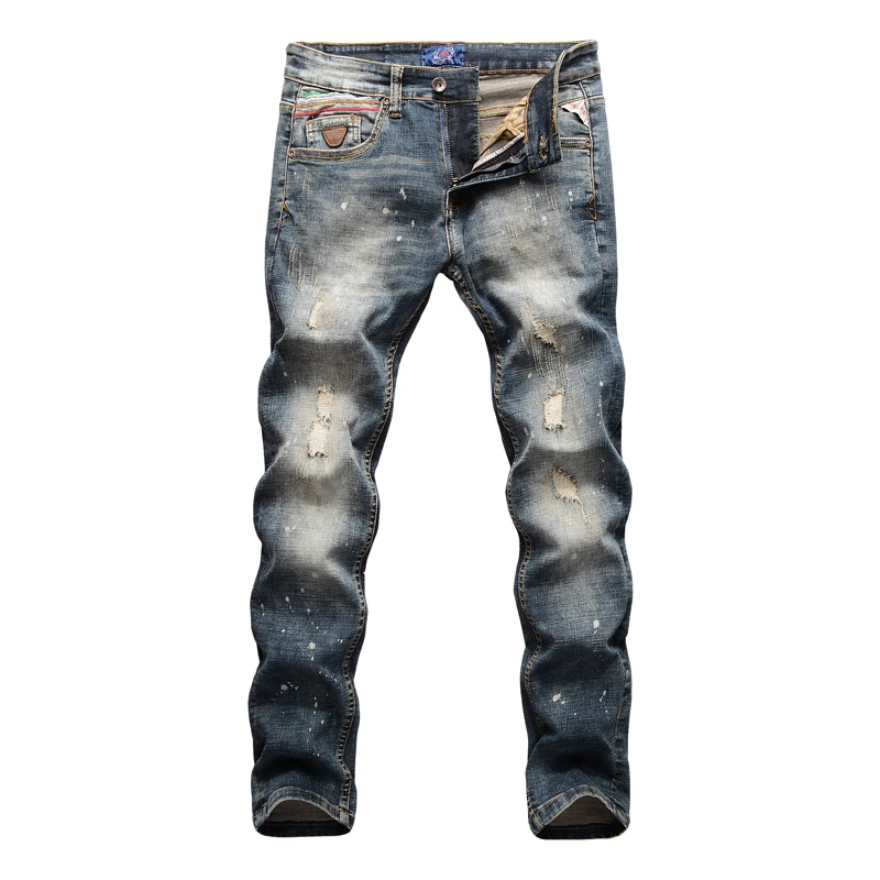 Brand NEW regular Minimalist style Denim overalls mid waistMen's Skinny Slim Fit Ripped Distressed Stretch Jeans Pants
Brand NEW regular Minimalist style Denim overalls mid waistMen's Skinny Slim Fit Ripped Distressed Stretch Jeans Pants