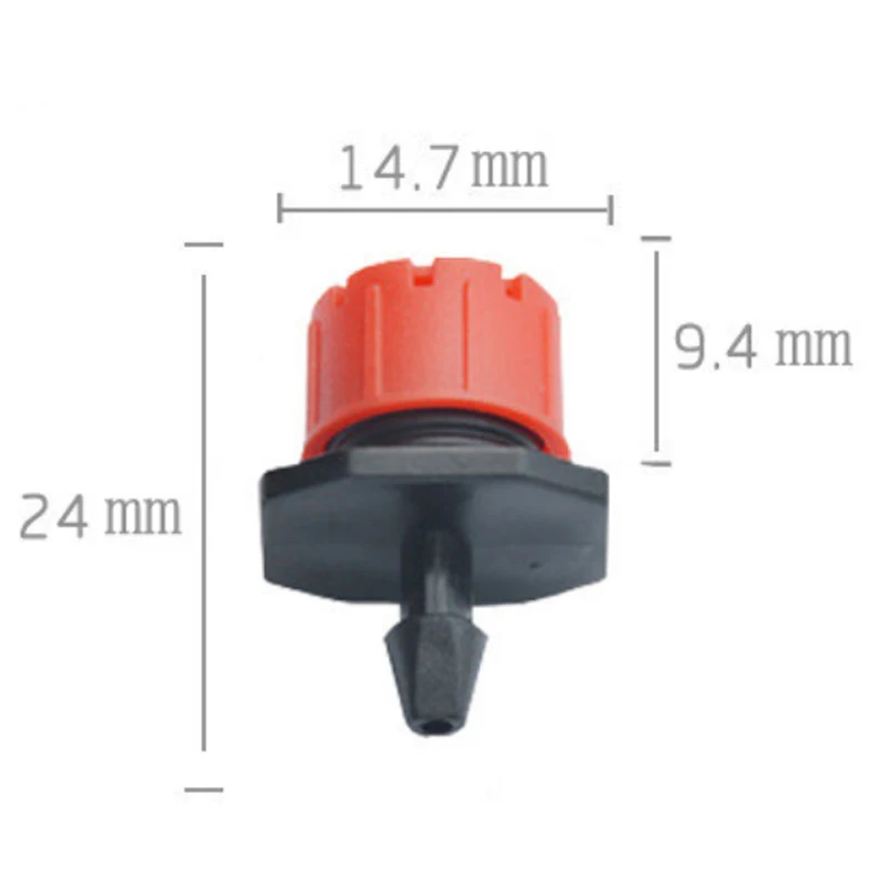 Emitter Adjustable Anti Clogging Garden Supplies 100 Pcs 8 Holes Watering Sprinklers 1/4 Inch Dripper Red Watering Kits
Emitter Adjustable Anti Clogging Garden Supplies 100 Pcs 8 Holes Watering Sprinklers 1/4 Inch Dripper Red Watering Kits