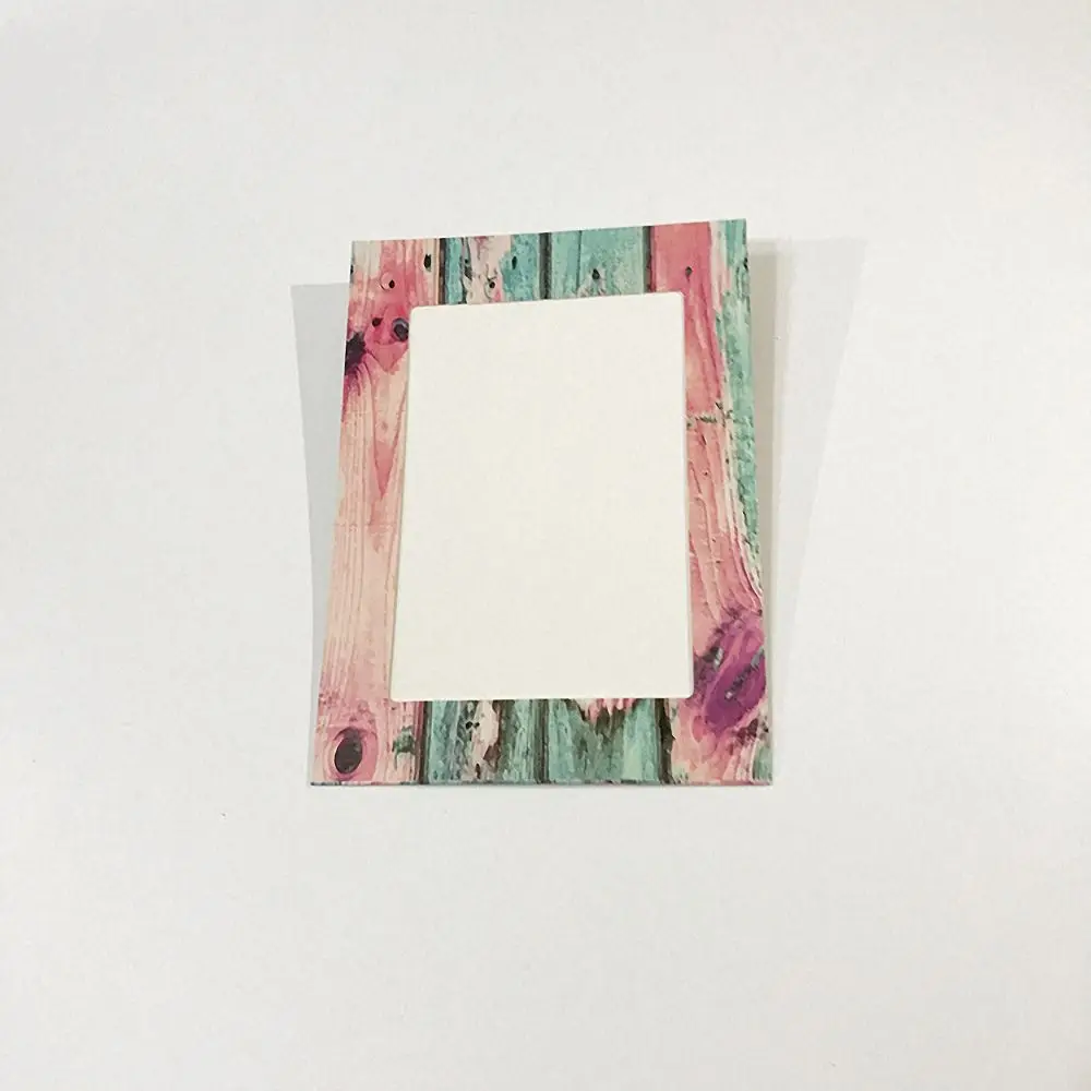 9pcs Wood Grain Style Photo Frame with Clips and Rope DIY Hanging Picture Album Banner Baby Shower Wedding Home Decoration Craft | Дом и сад