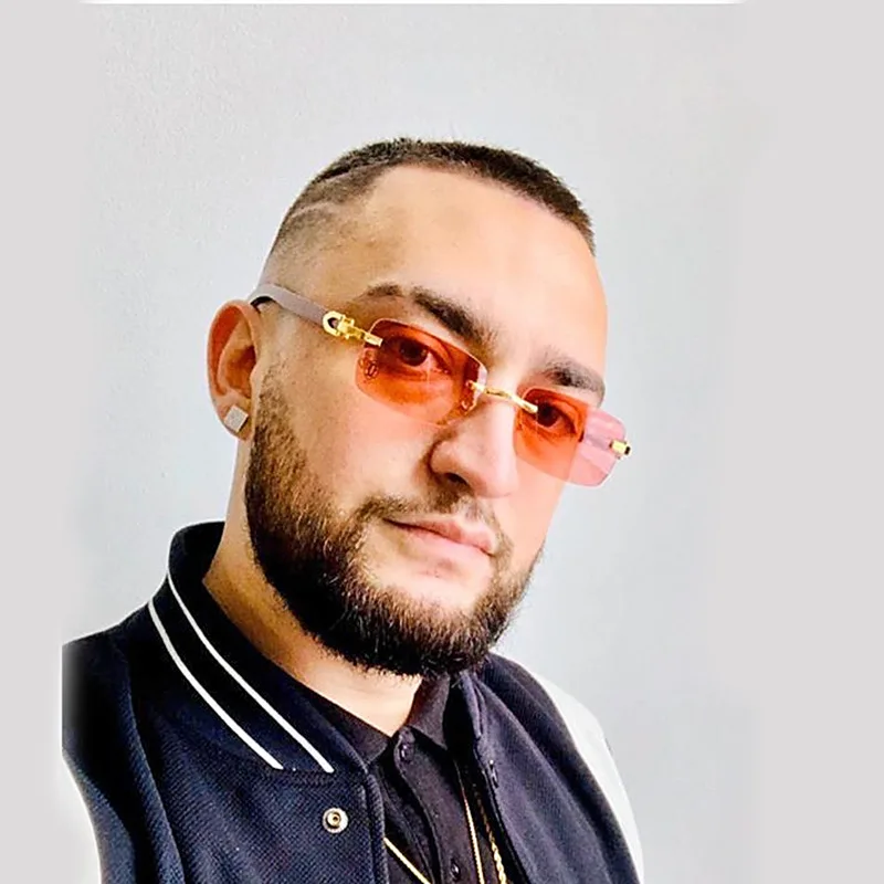 Fashion Sunglasses Men's Small Frameless Original Wooden Leg Catapult Sunglasses Men's Fashion Glasses Optical Frame Sunglasses
Fashion Sunglasses Men's Small Frameless Original Wooden Leg Catapult Sunglasses Men's Fashion Glasses Optical Frame Sunglasses