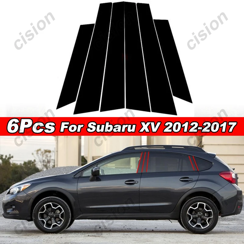 6/8Pcs Carbon Fiber Black Door Window Column BC Pillar Post Trim Cover PC Material Sticker Mirror Effect For Subaru XV 2012-2021
6/8Pcs Carbon Fiber Black Door Window Column BC Pillar Post Trim Cover PC Material Sticker Mirror Effect For Subaru XV 2012-2021