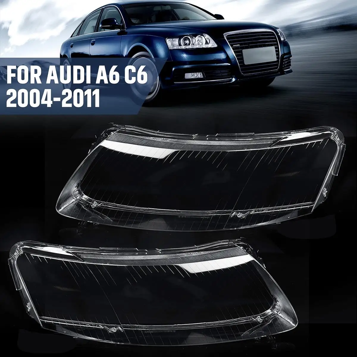 Автомобильная фотолампа для Audi A6 C6 2004-2011, стеклянная Автомобильная оболочка, абажур для передней фары, прозрачная крышка для передней фары
Автомобильная фотолампа для Audi A6 C6 2004-2011, стеклянная Автомобильная оболочка, абажур для передней фары, прозрачная крышка для передней фары