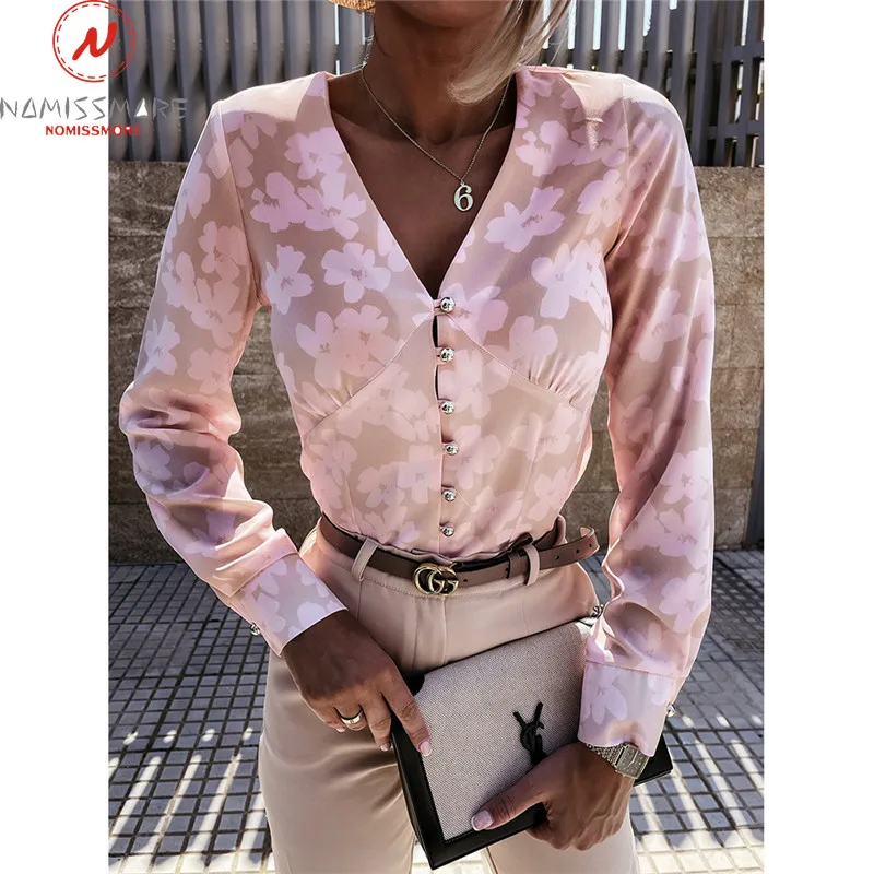 Элегантные женские рубашки на весну и осень, уличная одежда, однобортный дизайн, v-образный вырез, длинный рукав, цветочный принт, облегающий...
Элегантные женские рубашки на весну и осень, уличная одежда, однобортный дизайн, v-образный вырез, длинный рукав, цветочный принт, облегающий...