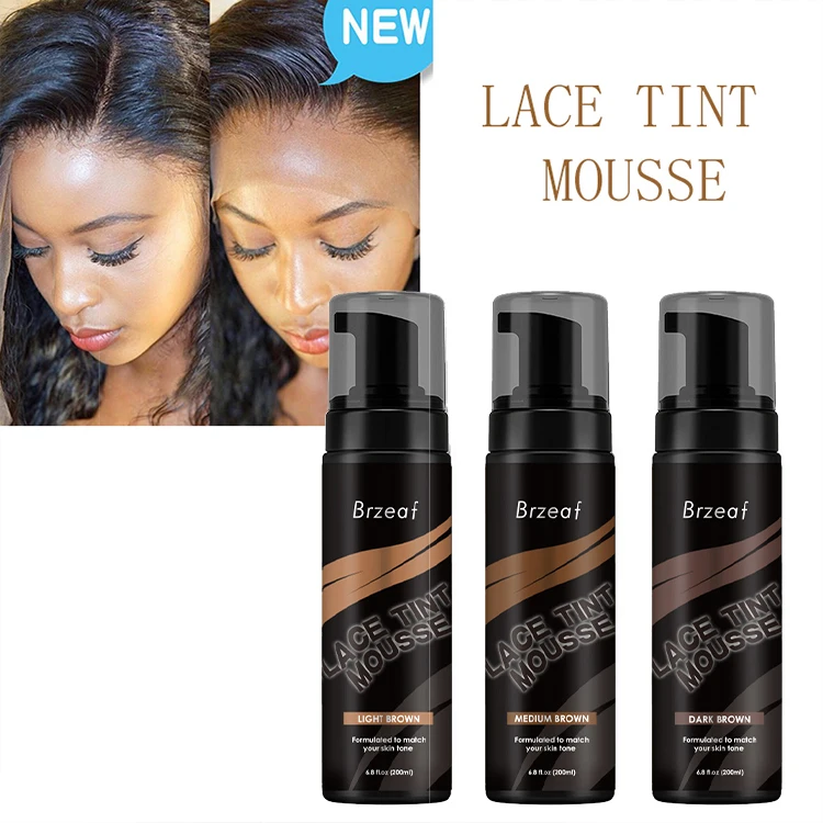 6.8FLOZ(200ml) Lace Tint Mousse Formulated To Match Your Skin Tone For Lace Wig 
6.8FLOZ(200ml) Lace Tint Mousse Formulated To Match Your Skin Tone For Lace Wig