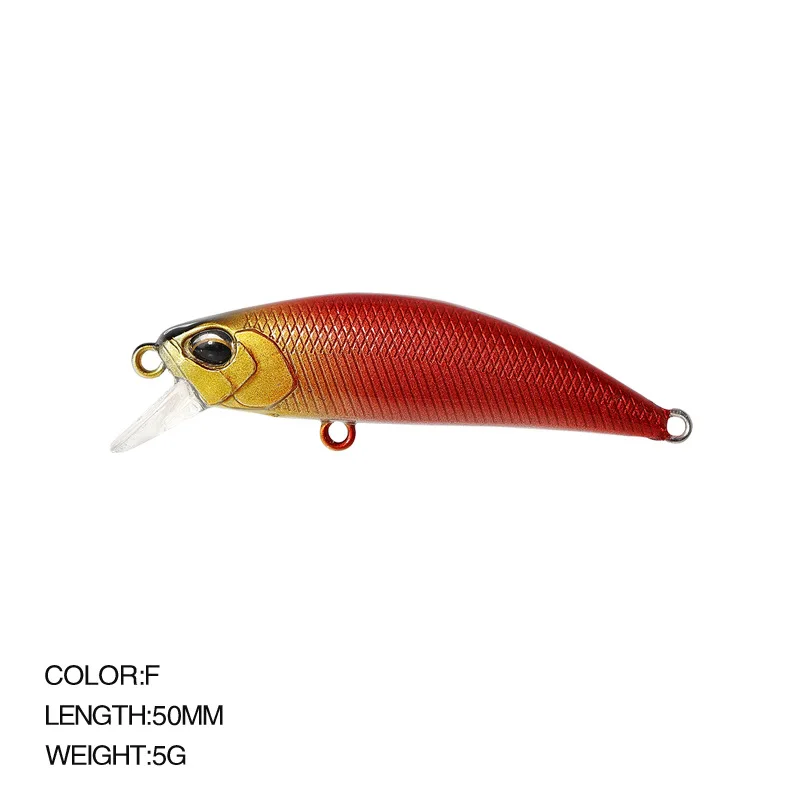 Submerged Minow 55mm/5g Whole Swimming Layer Trembling Sinking Siniperca Chuatsi Bait Fishing Lure
Submerged Minow 55mm/5g Whole Swimming Layer Trembling Sinking Siniperca Chuatsi Bait Fishing Lure