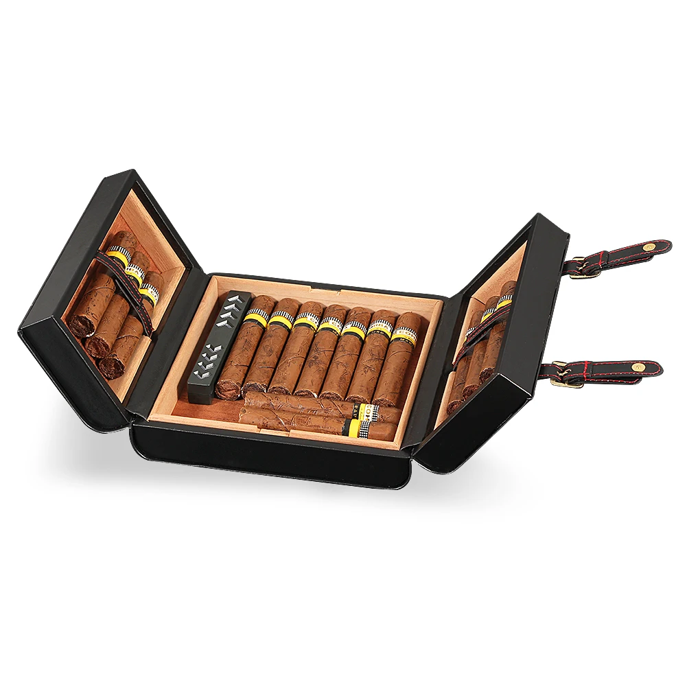Galiner Cigar Humidor Case Portable Cedar Wood Leather Travel Humidor Cigar Box W/ Cigar Case Humidifier Gadgets
Galiner Cigar Humidor Case Portable Cedar Wood Leather Travel Humidor Cigar Box W/ Cigar Case Humidifier Gadgets