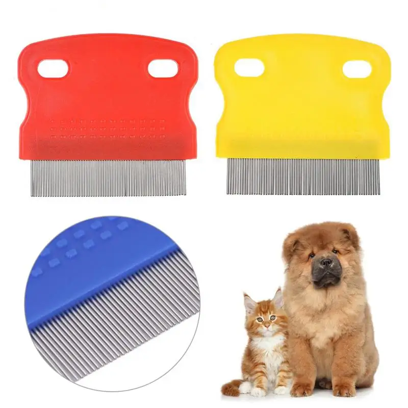 1pc Pet Dog Comb Remove Flea Hair Brush Hair Comb Puppy Cat Comb Dog Brush Multifunction Pet Grooming Stainless Steel 
1pc Pet Dog Comb Remove Flea Hair Brush Hair Comb Puppy Cat Comb Dog Brush Multifunction Pet Grooming Stainless Steel