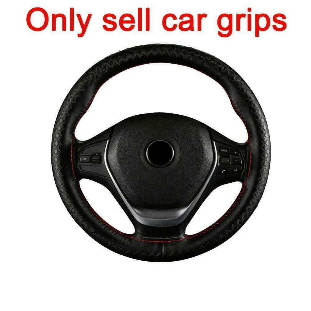Fit 38cm Universal DIY Car Steering Wheel Cover Black Genuine Thread Leather+Red Steering Wheel Cover
Fit 38cm Universal DIY Car Steering Wheel Cover Black Genuine Thread Leather+Red Steering Wheel Cover