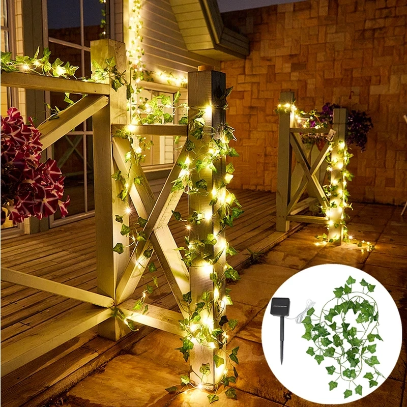 Fairy Lights 10m 100LED /5M 50 LED Solar Lights Maple Leaf Waterproof Outdoor Garland Solar Lamp Christmas for Garden Decoration
Fairy Lights 10m 100LED /5M 50 LED Solar Lights Maple Leaf Waterproof Outdoor Garland Solar Lamp Christmas for Garden Decoration