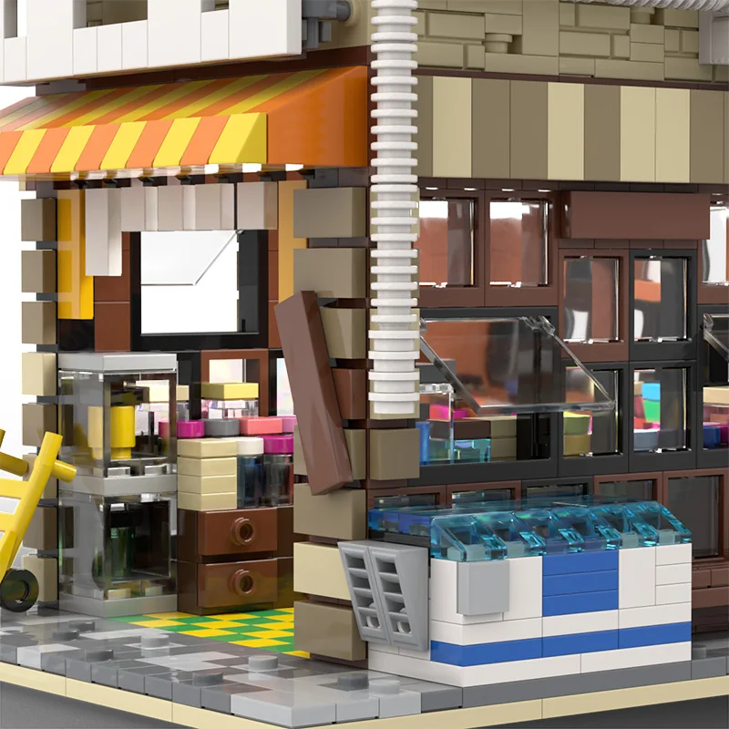 Urban Street View Series Japanese stores City Shopping Architecture MOC Bricks Creative Toys For Christmas Kid's Gift
Urban Street View Series Japanese stores City Shopping Architecture MOC Bricks Creative Toys For Christmas Kid's Gift