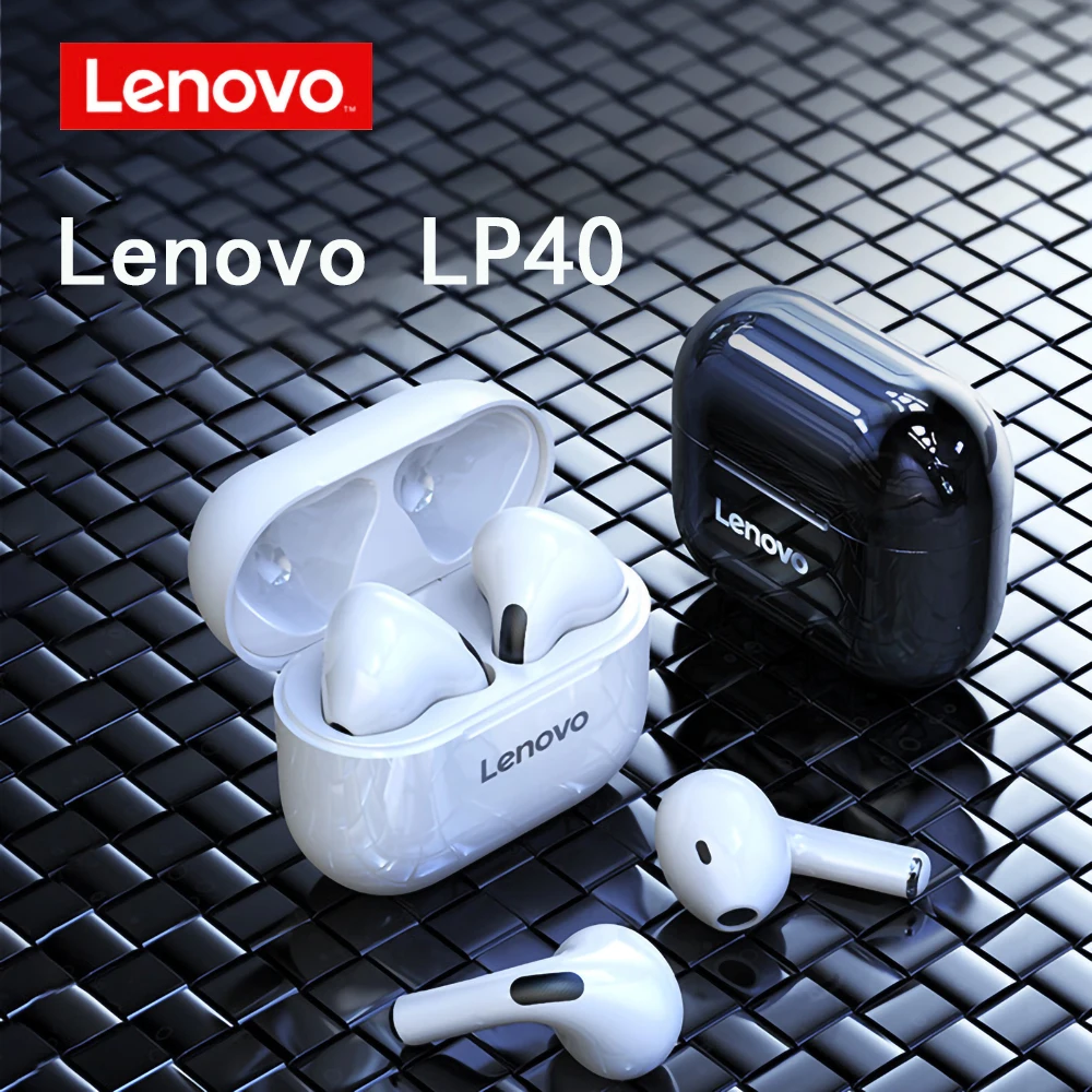 Original Lenovo LP40 Wireless Headphones TWS Bluetooth Earphones Touch Control Sport Headset Stereo Earbuds For Phone Android
Original Lenovo LP40 Wireless Headphones TWS Bluetooth Earphones Touch Control Sport Headset Stereo Earbuds For Phone Android