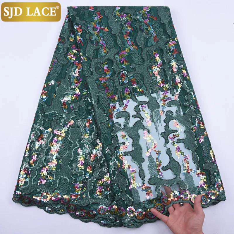 SJD LACE African Lace Fabric High Quality French Tulle Lace Fabric Heavy Sequins Mesh Lace For Wedding Party Dress Material2023B
SJD LACE African Lace Fabric High Quality French Tulle Lace Fabric Heavy Sequins Mesh Lace For Wedding Party Dress Material2023B
