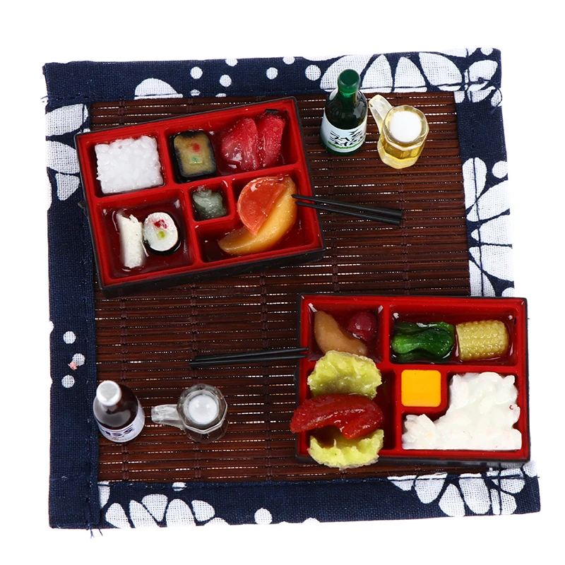1Set 1:12 Doll House Mini Fast Food Bento Food Surrounding Scene Bento Plate Mat Sushi
1Set 1:12 Doll House Mini Fast Food Bento Food Surrounding Scene Bento Plate Mat Sushi