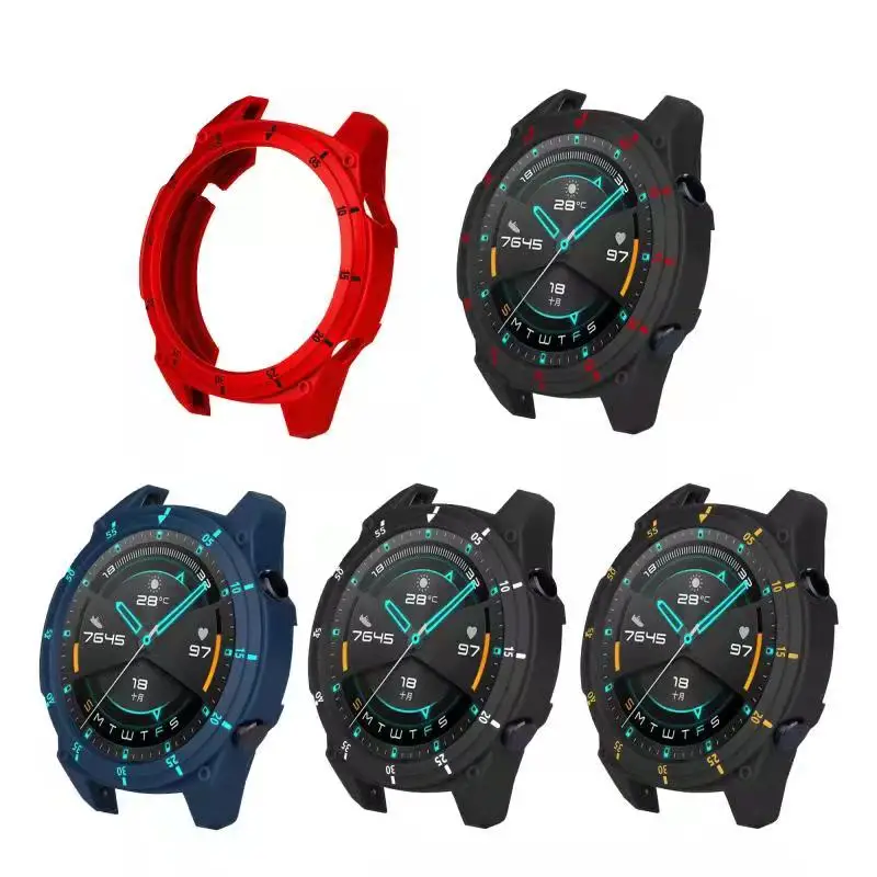 TPU Soft Edge Shell Frame Glass Screen Protector Case For Huawei Watch GT/Magic 2 GT2 Magic2 46MM Smart Protective Bumper Cover
TPU Soft Edge Shell Frame Glass Screen Protector Case For Huawei Watch GT/Magic 2 GT2 Magic2 46MM Smart Protective Bumper Cover