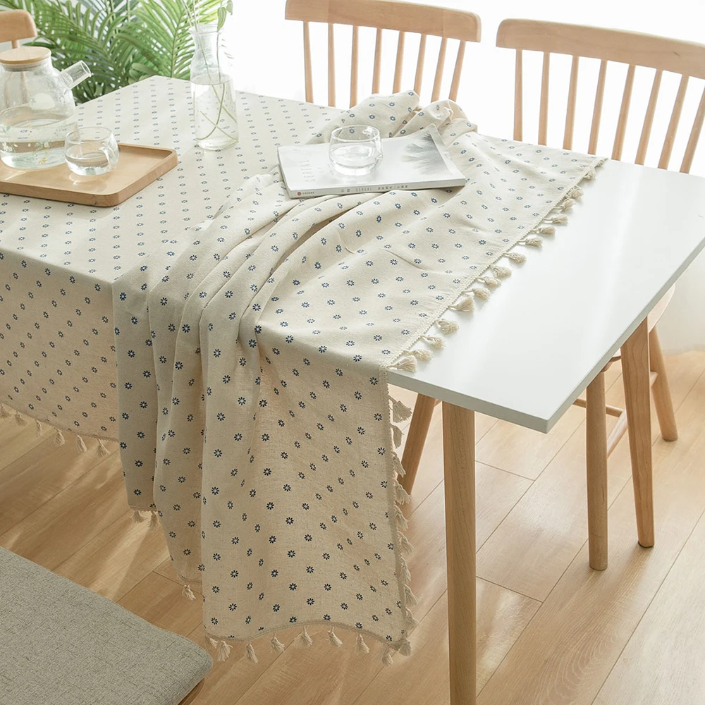 Home Ornament Pastoral Rectangular Linen Cotton Cloth Tablecloth Fabric Daisy Flower Printed Kitchen Dining Room Table Cloths
Home Ornament Pastoral Rectangular Linen Cotton Cloth Tablecloth Fabric Daisy Flower Printed Kitchen Dining Room Table Cloths