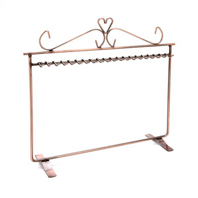 Vintage Heart Jewelry Hanger Necklace Earring Metal Rack Display Stand Holder Necklace Display Rack Pendant Stand 
Vintage Heart Jewelry Hanger Necklace Earring Metal Rack Display Stand Holder Necklace Display Rack Pendant Stand