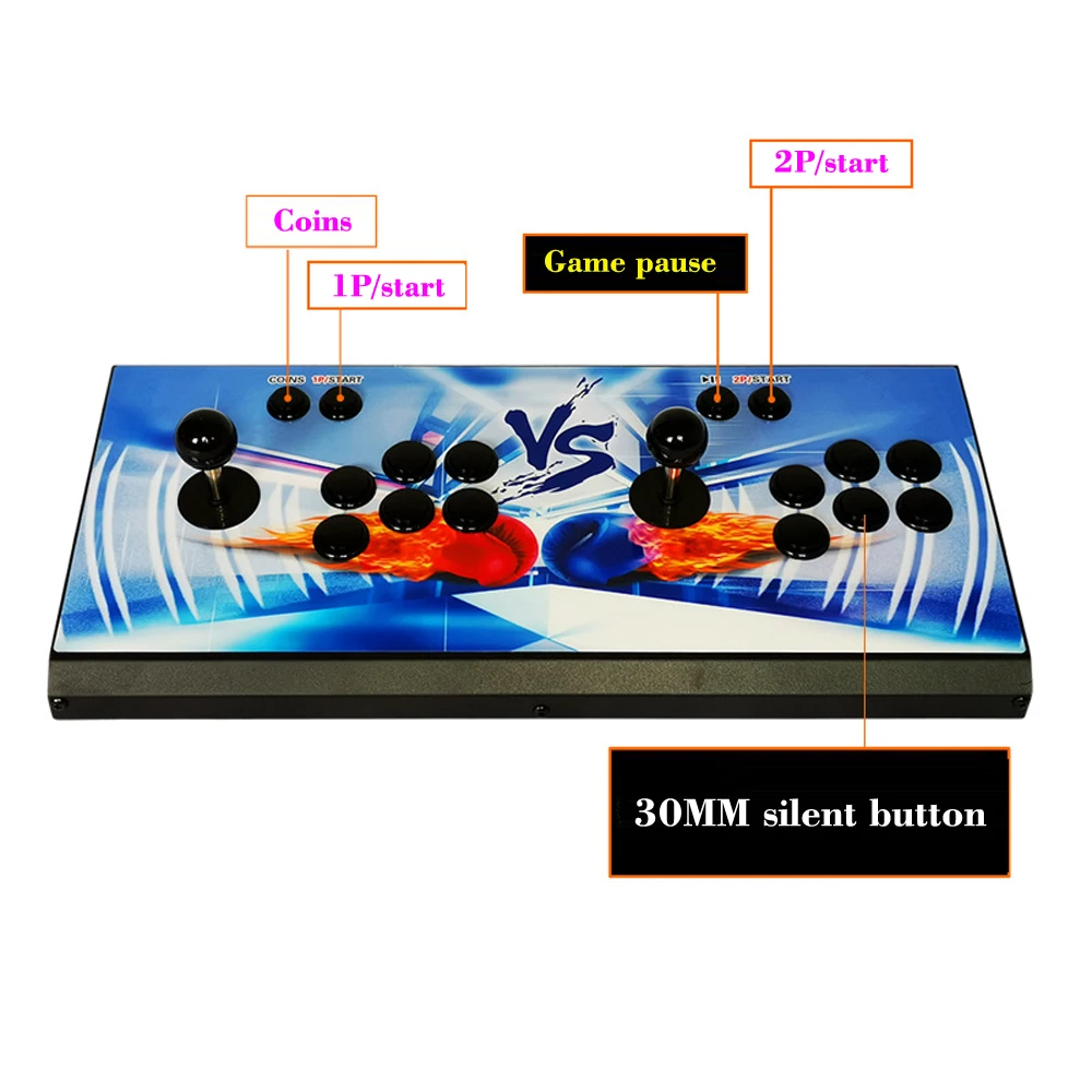 

Hot sales Double joystick Consoles with pandora box DX multi game PCB board,DIY arcade game console