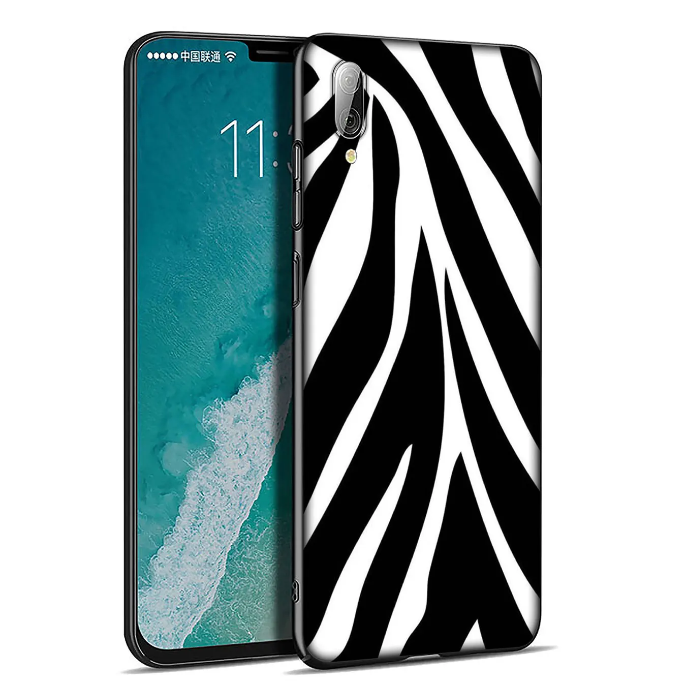 zebra stripe Black and white Pattern Soft Silicone Phone Case for Xiaomi Redmi Note 8 8T 8A 7 7A 6 6A 5 5A K30 K20 Pro GO S2 |