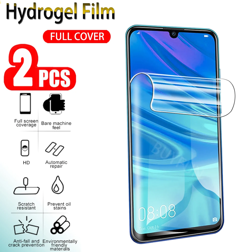 2 шт защита для экрана Гидрогелевая пленка Huawei P Smart 2019 smart Pro Plus Z мягкая защитная
