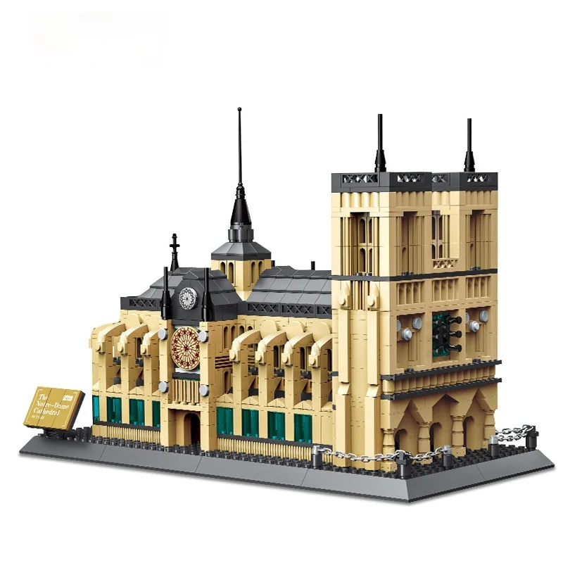 Architecture Notre-Dame De Paris Building Blocks Fit City 3D Bricks Classic Skyline Model Gift Toys Gifts For Children 5210
Architecture Notre-Dame De Paris Building Blocks Fit City 3D Bricks Classic Skyline Model Gift Toys Gifts For Children 5210