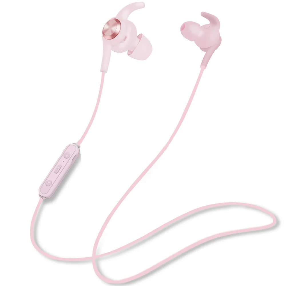 Фото Беспроводные наушники FOOVDO Bluetooth V5.0 водонепроницаемые спортивные со встроенным