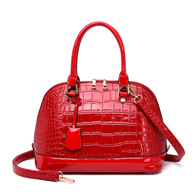 Women's 2021 shell bag new European and American fashion crocodile PU embossed shoulder crossbody handbag
Women's 2021 shell bag new European and American fashion crocodile PU embossed shoulder crossbody handbag
